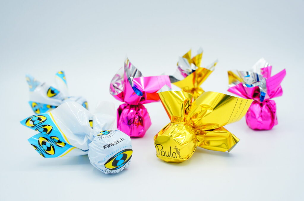 Ettevõtte logoga trühvel klintidele